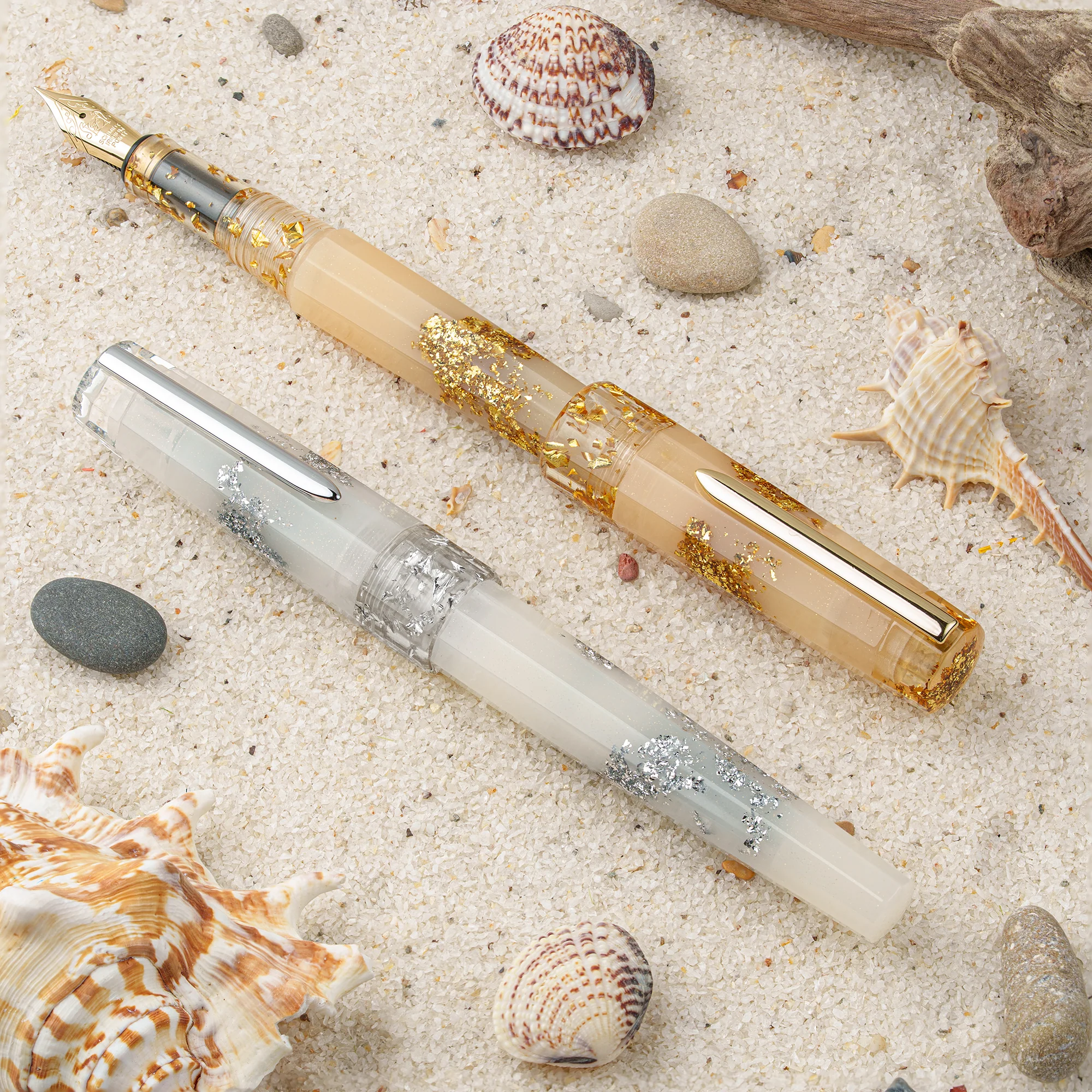 Benu Euphoria Fountain Pen White Beach - Image 5