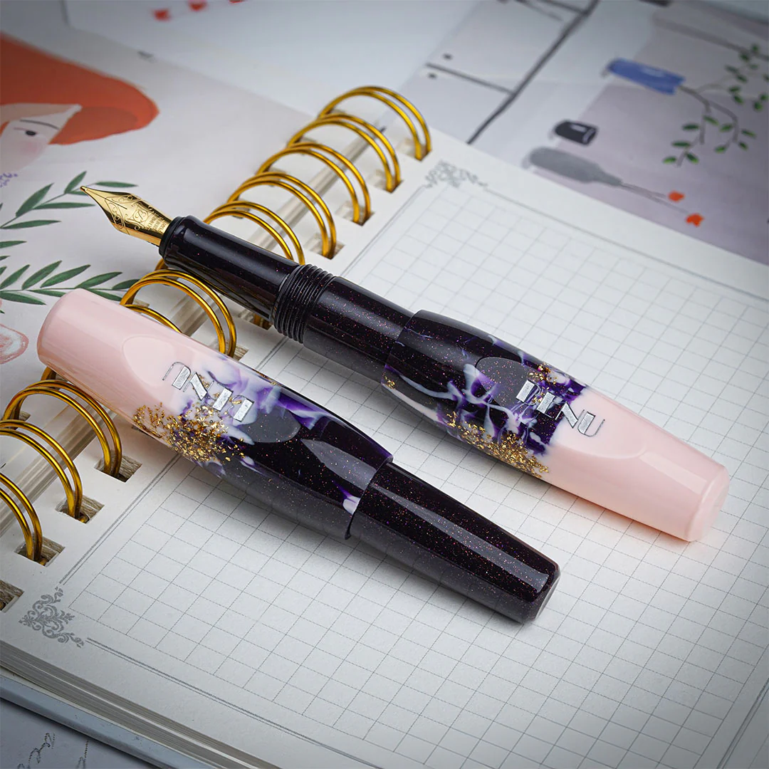 Benu Pixie Pocket Fountain Pen Plum Cream - Image 4