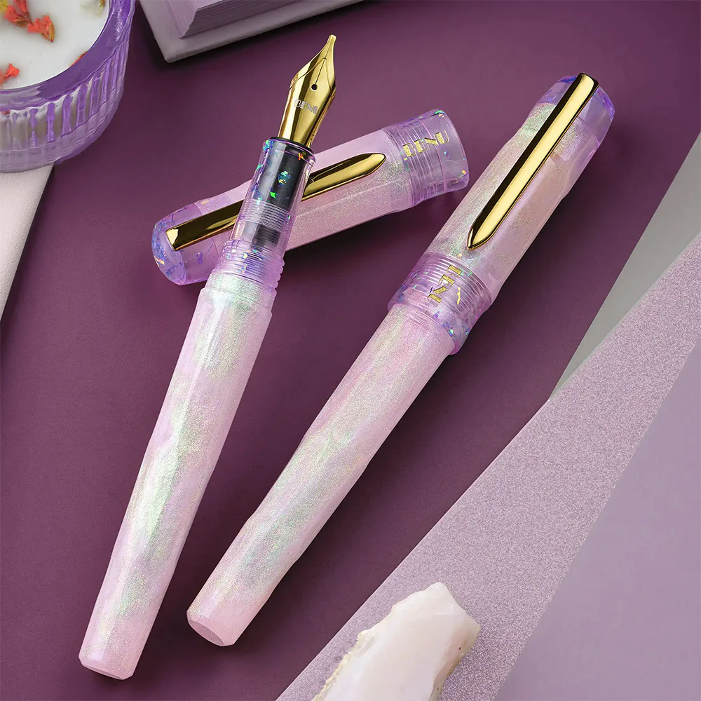 BENU Talisman Fountain Pen Pink Opal - Image 2