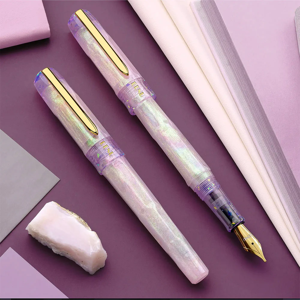 BENU Talisman Fountain Pen Pink Opal - Image 3