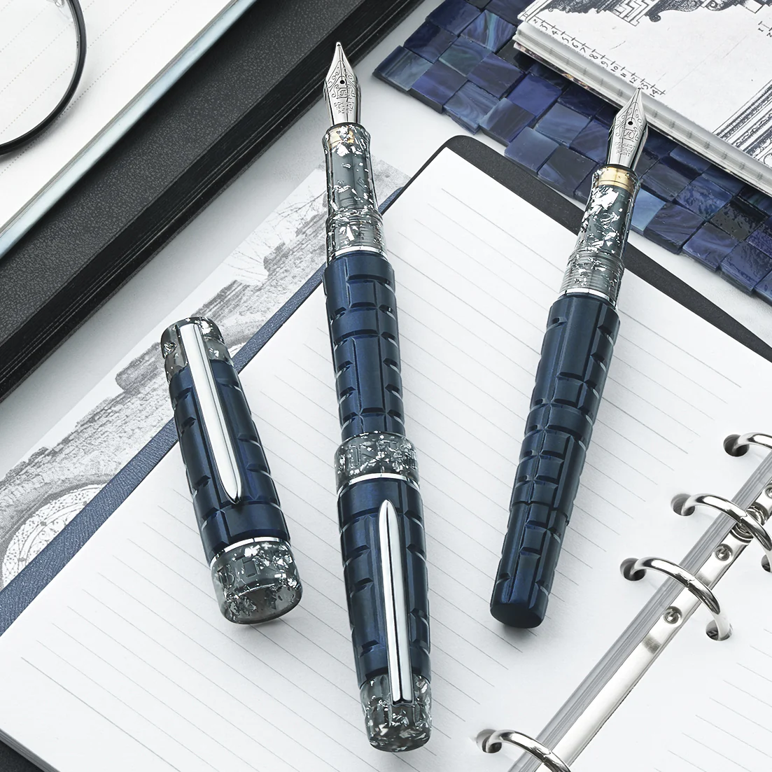 Benu Tessera Fountain Pen Galena - Image 4