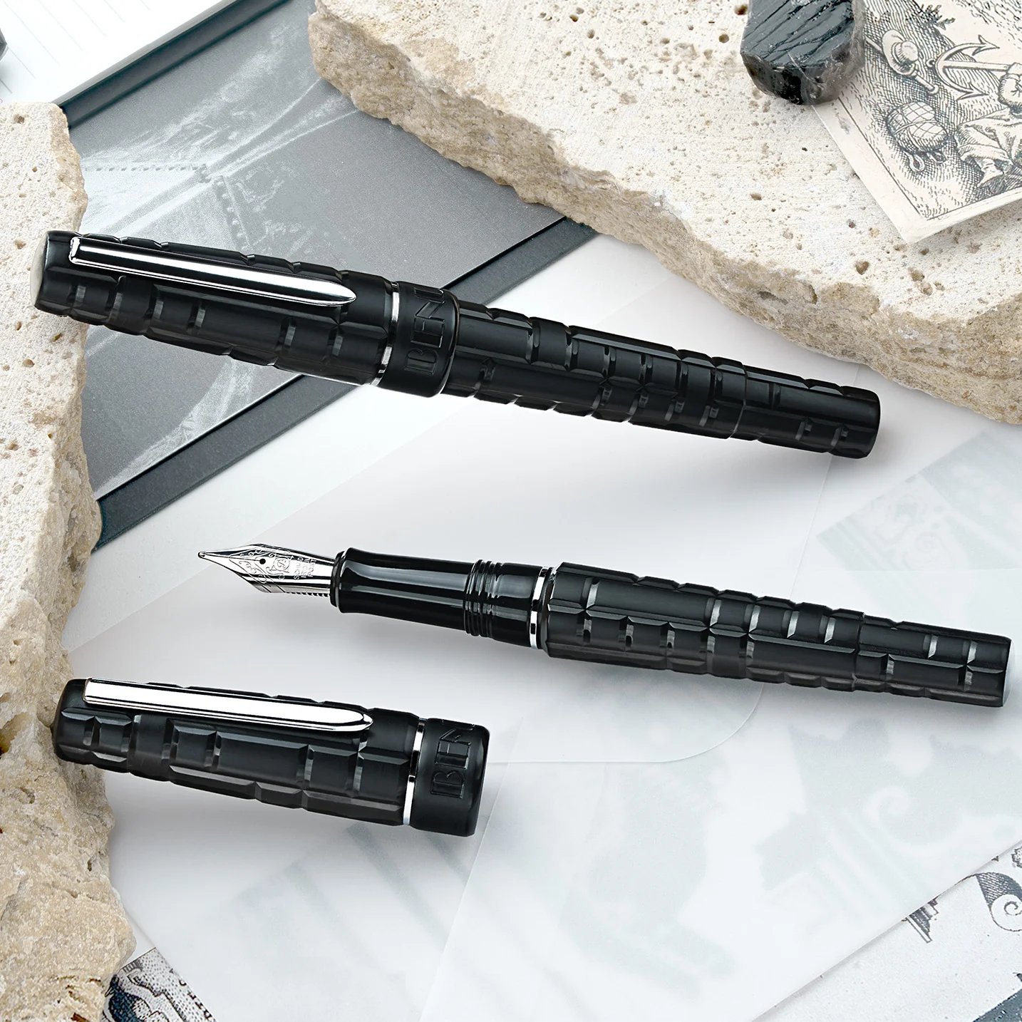 Benu Tessera Fountain Pen Onyx - Image 4