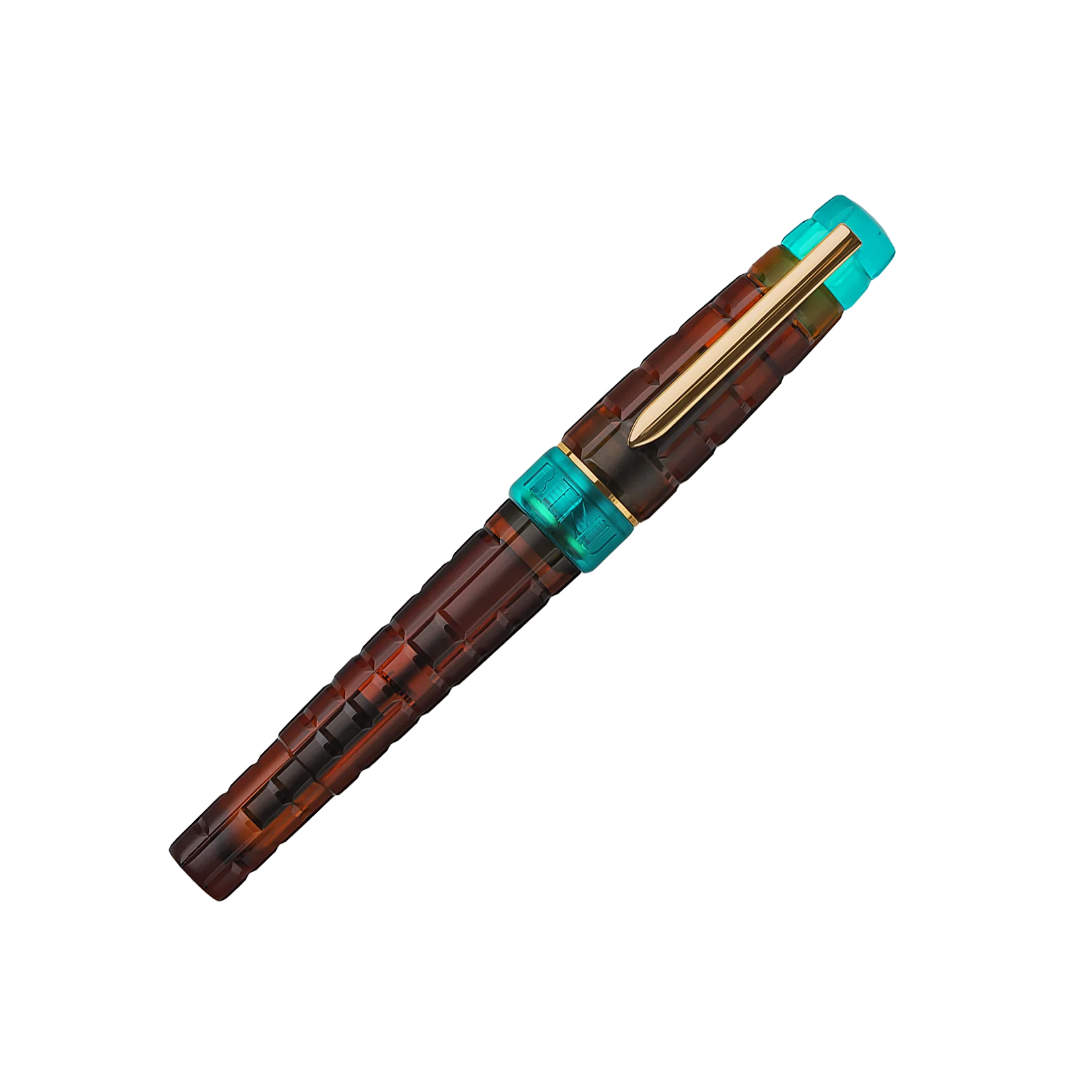 Benu Tessera Fountain Pen Ribbon Turquoise - Image 2