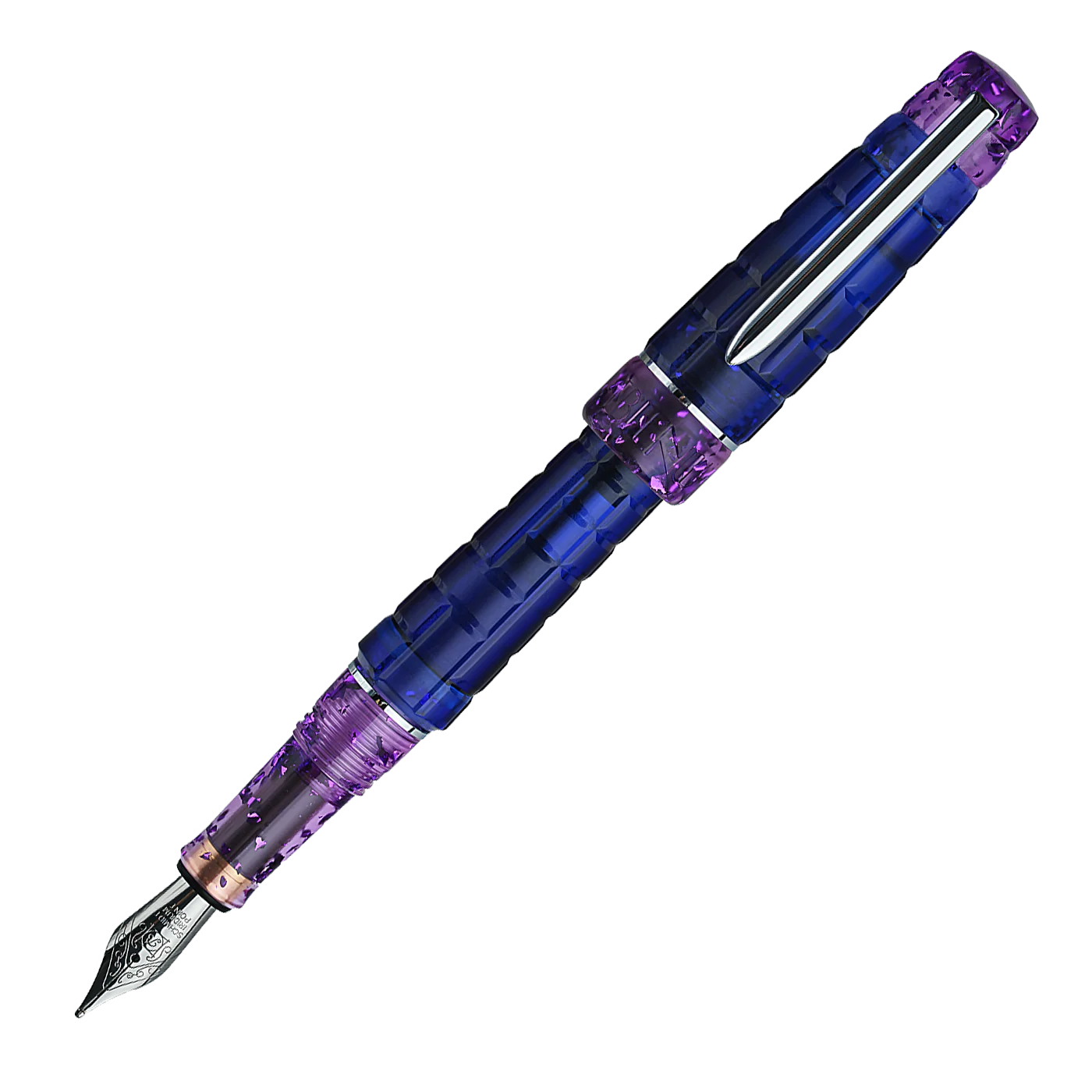 Benu Tessera Fountain Pen Tanzanite