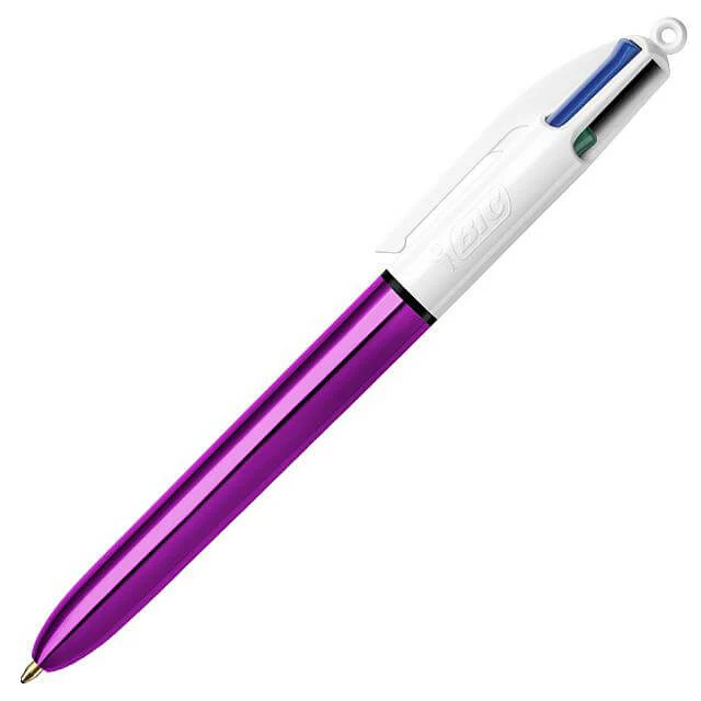 BIC 4-Colour Multipen Shine Purple