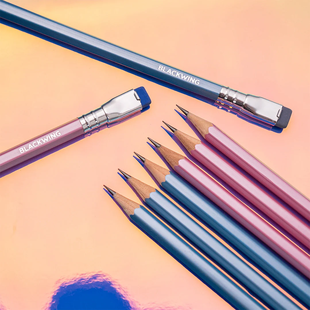 Blackwing Pearlescent Pencils Set of 12 Blue - Image 5