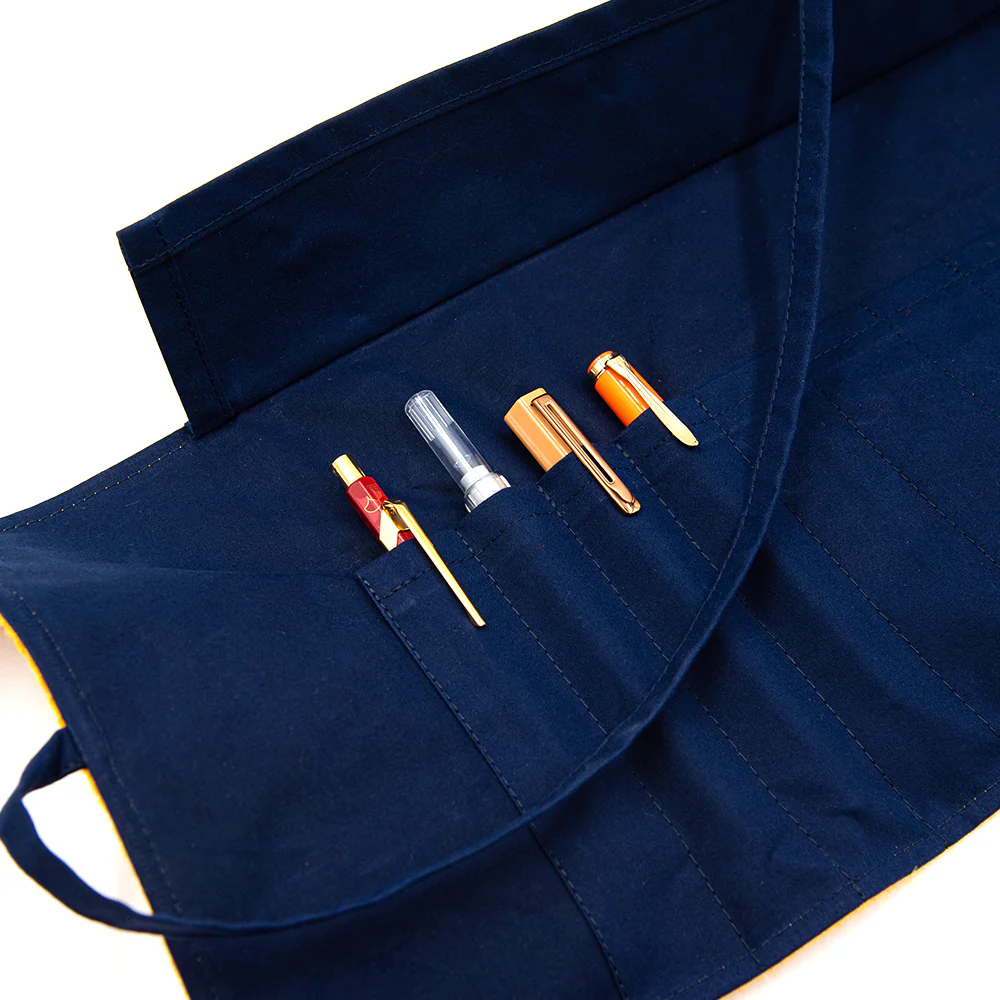 BRITTON Handmade in Scotland Harris Tweed Pen Roll - Image 2