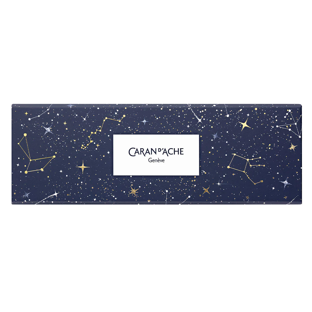 Caran d'Ache 10 Pencil Colour Set Cosmic Blue - Image 3