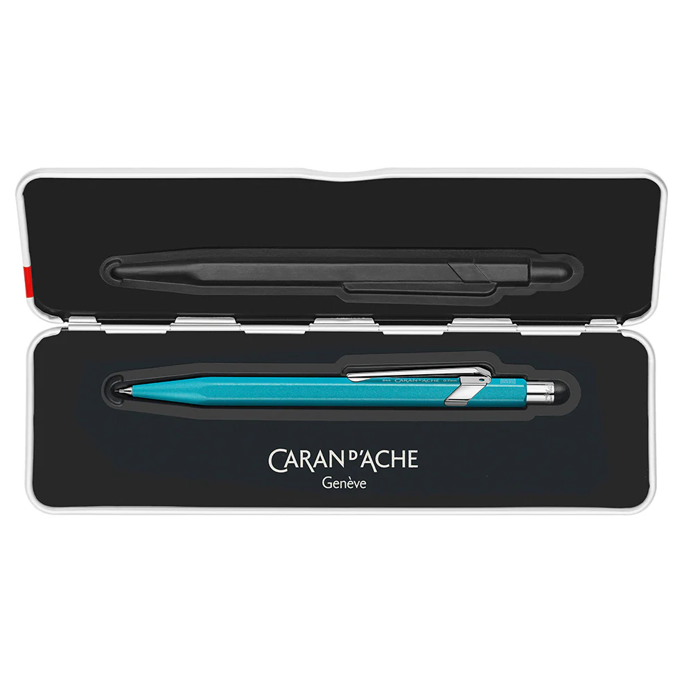 Caran d'Ache 844 Colormat-X Mechanical Pencil in Slimpack Turquoise