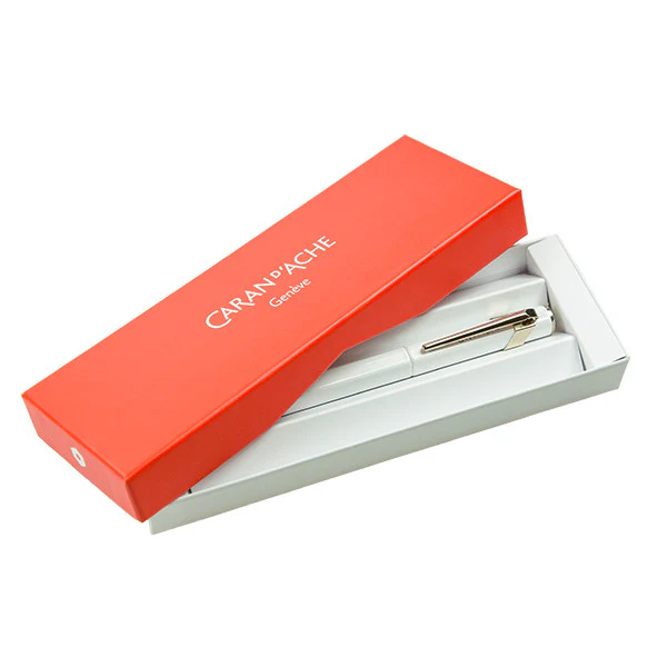 Caran d'Ache 849 Metal Fountain Pen White - Image 4