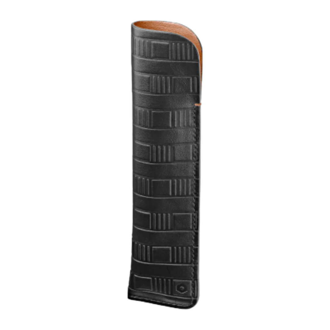 Caran d'Ache Ecridor Ballpoint Pen Damier Rose Gold with Leather Case - Image 2