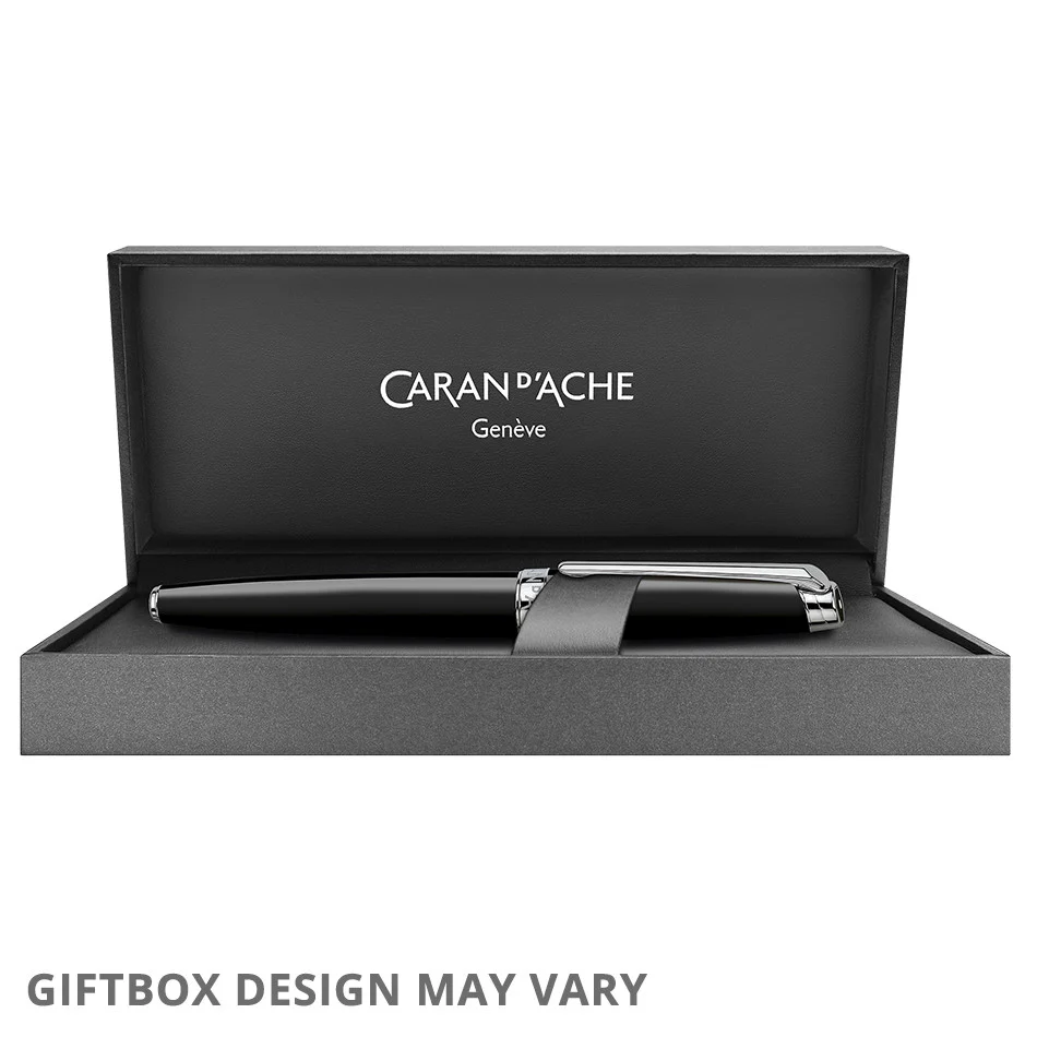 Caran d'Ache Leman Ebony Fountain Pen Medium - Image 3