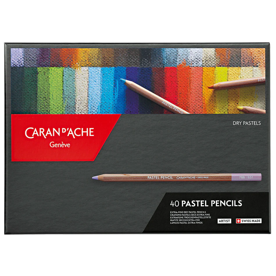 Caran d'Ache Pastel Pencil Assorted Box of 40