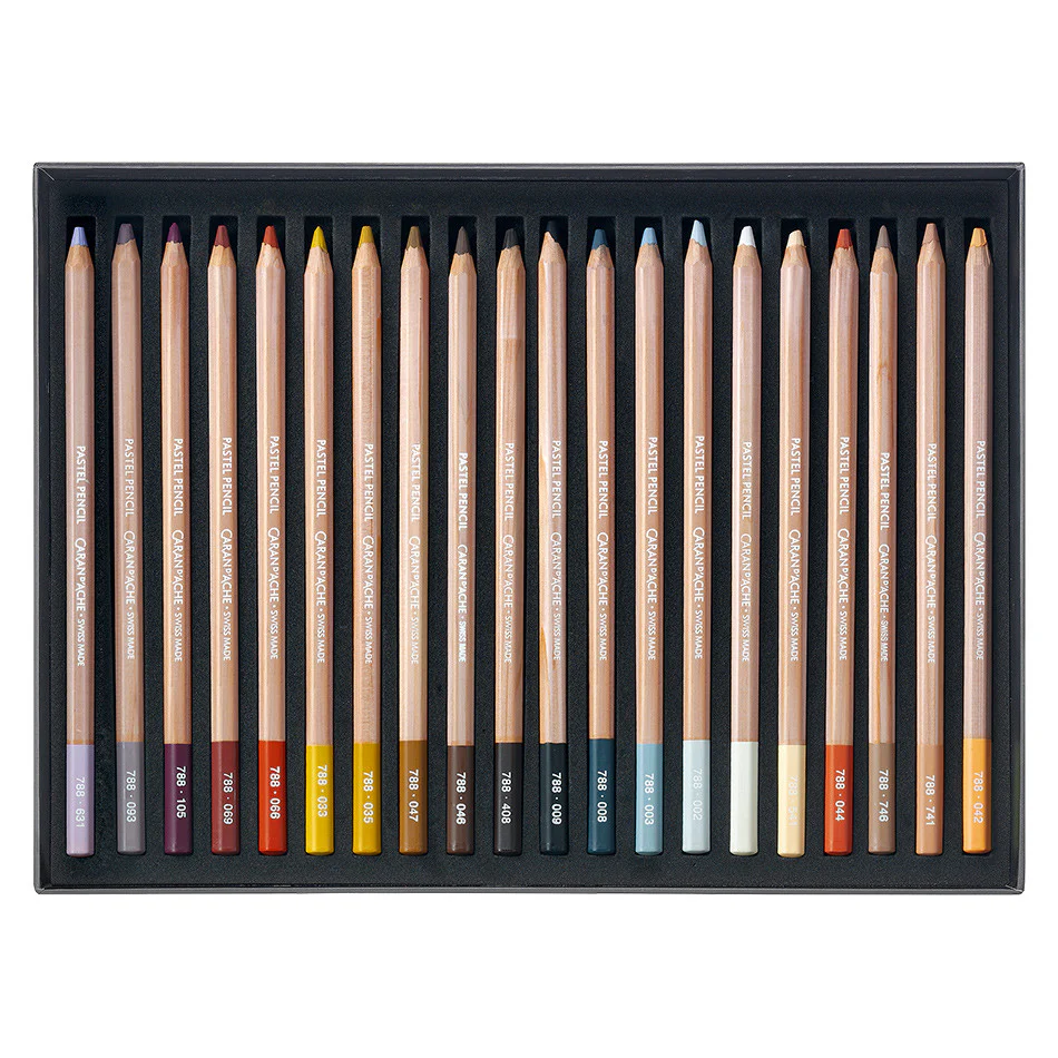 Caran d'Ache Pastel Pencil Assorted Box of 40 - Image 2