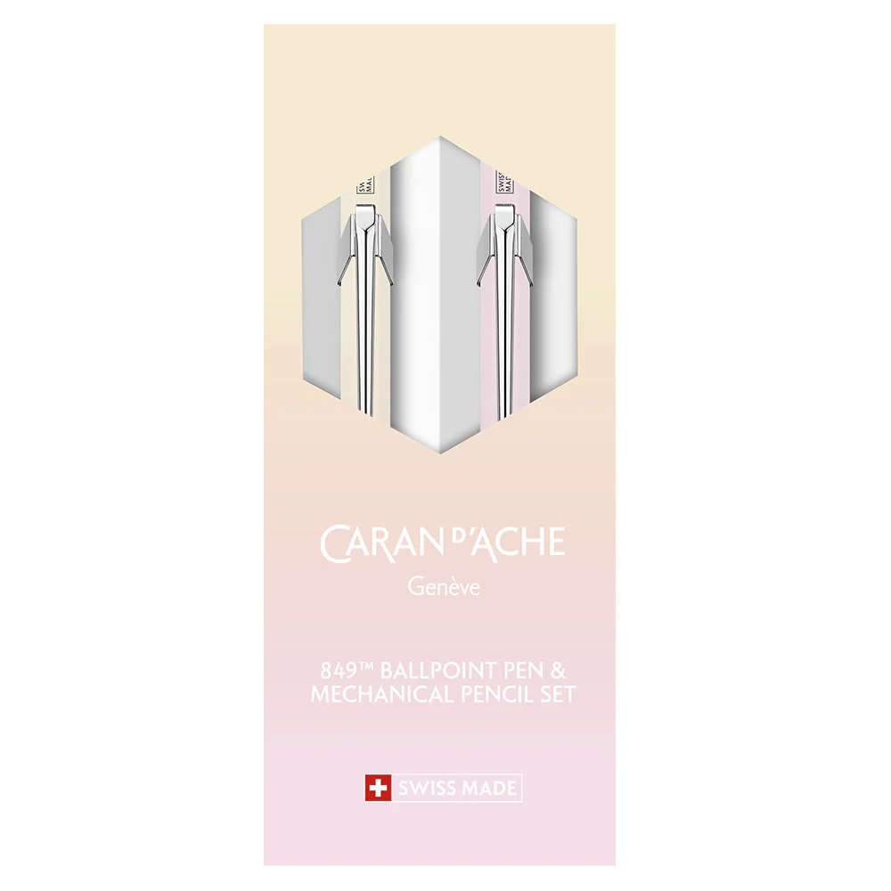 Caran d'Ache Special Edition 849 Ballpoint Pen + 844 Mechanical Pencil Horizon Set - Image 6