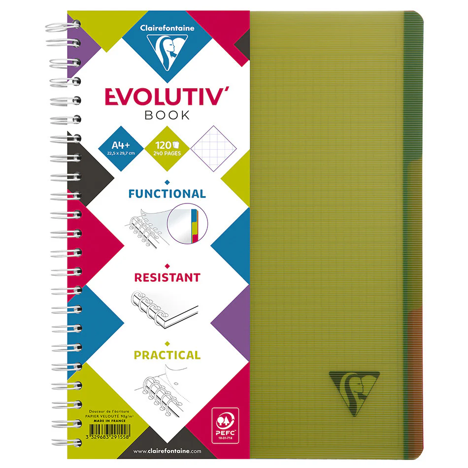 Clairefontaine Linicolor Wirebound Notebook A4 - Image 4