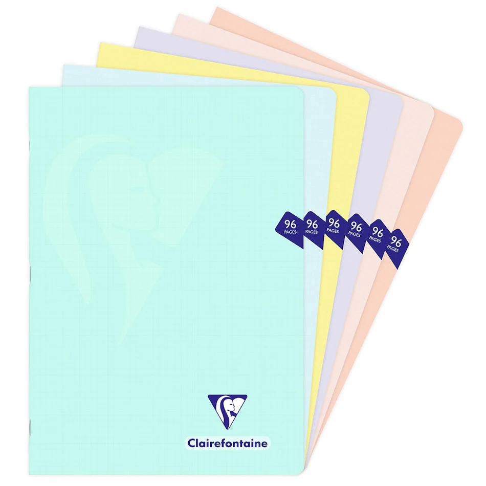 Clairefontaine Mimesys Pastel Notebooks A4 Assorted Set of 10 - Image 4