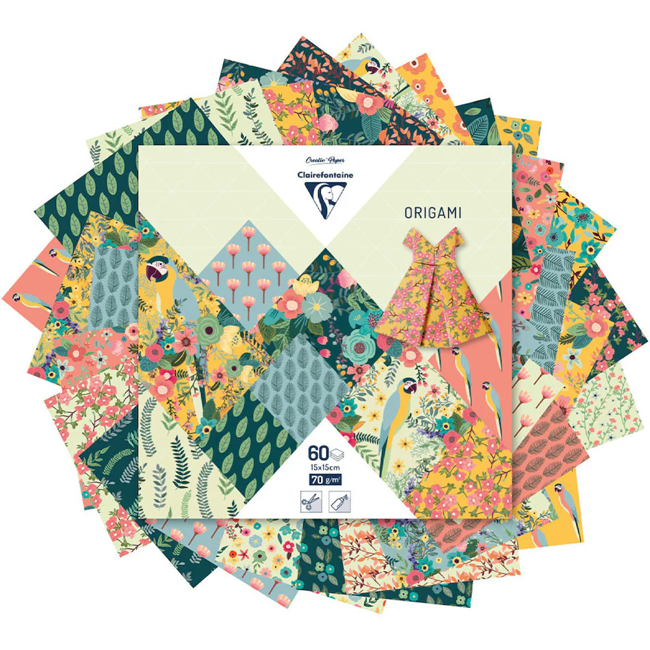 Clairefontaine Origami Set of 60 Sheets 15 x 15cm - Image 6