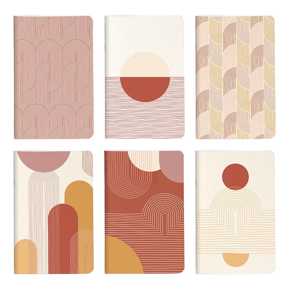 Clairefontaine Terracotta Stapled Notebook Sewn On Spine 75x12cm Assorted - Image 2
