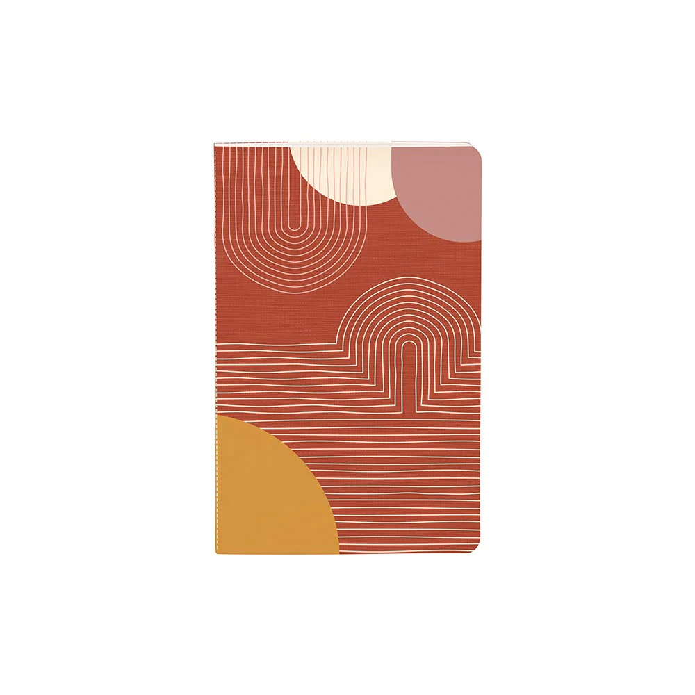 Clairefontaine Terracotta Stapled Notebook Sewn On Spine 9x14cm Assorted - Image 5