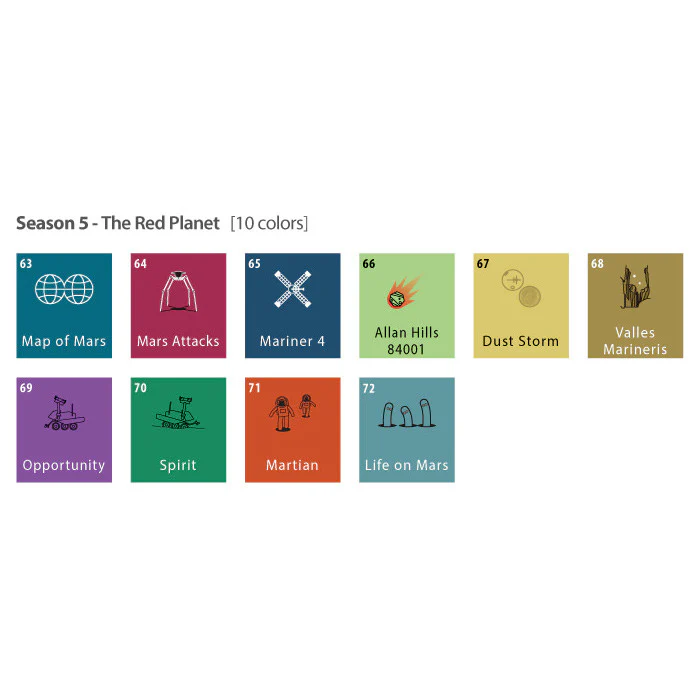 Colorverse The Red Planet 5ml Ink Set of 3 - Image 2