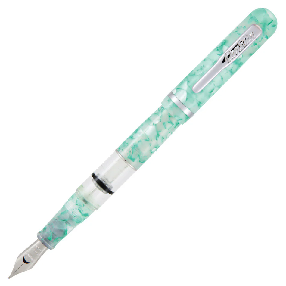 Conklin Heritage Word Gauge Fountain Pen Turquoise