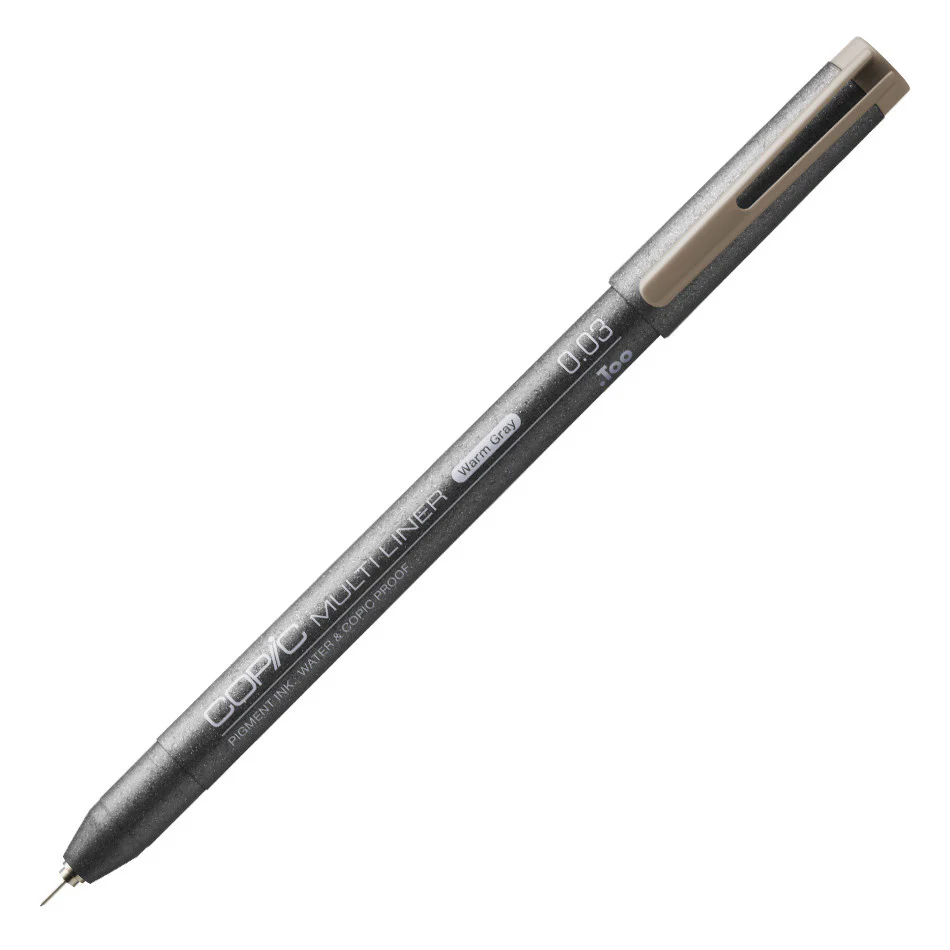 Copic MultiLiner Drawing Pen Warm Grey - Image 2