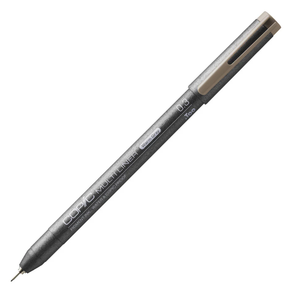 Copic MultiLiner Drawing Pen Warm Grey - Image 4