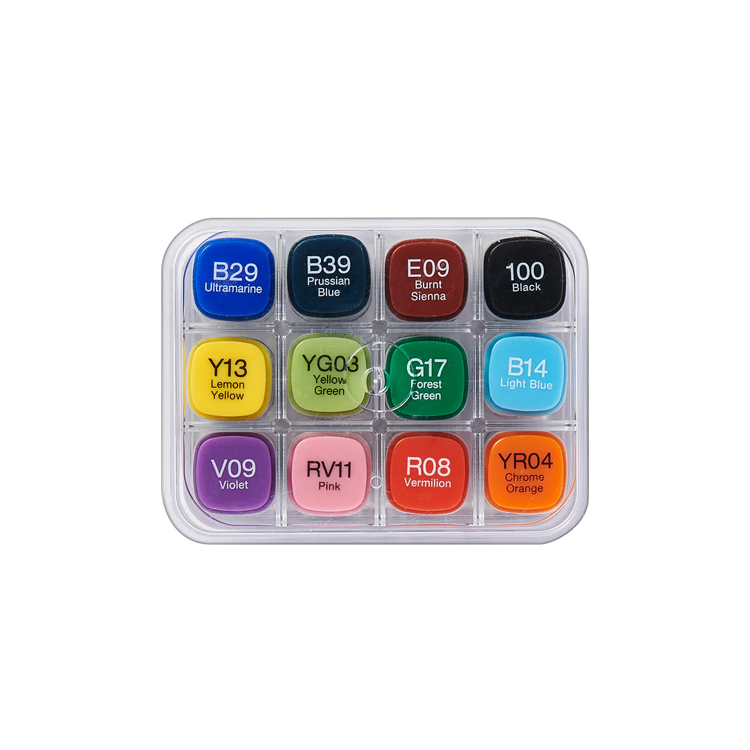 Copic Classic Marker Pen Set of 12 - Image 2