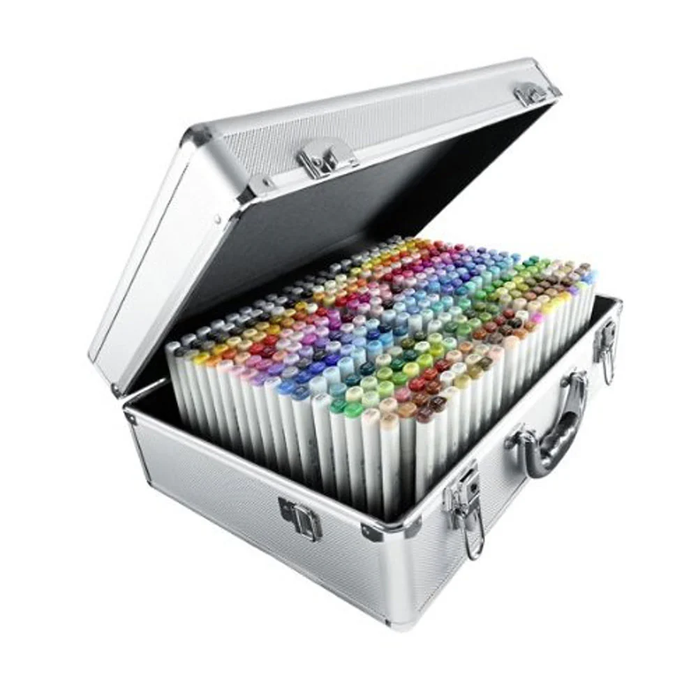 Copic Sketch Marker Metal Suitcase of 358 Colours