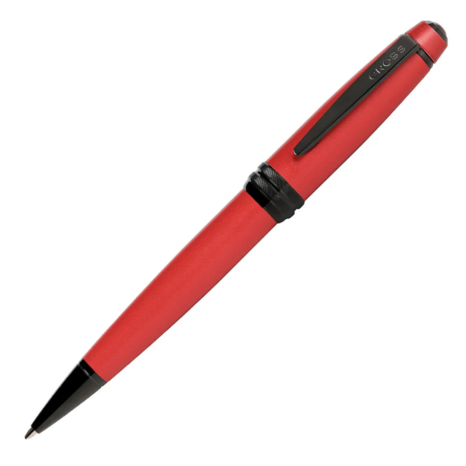 Cross Bailey Ballpoint Pen Red Lacquer with Black Trim