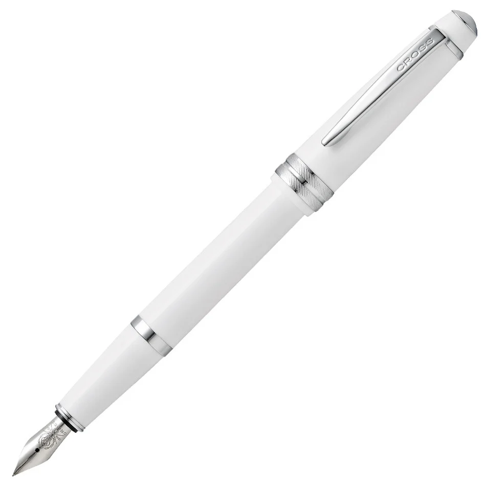 Cross Bailey Light Fountain Pen White with Chrome Trim