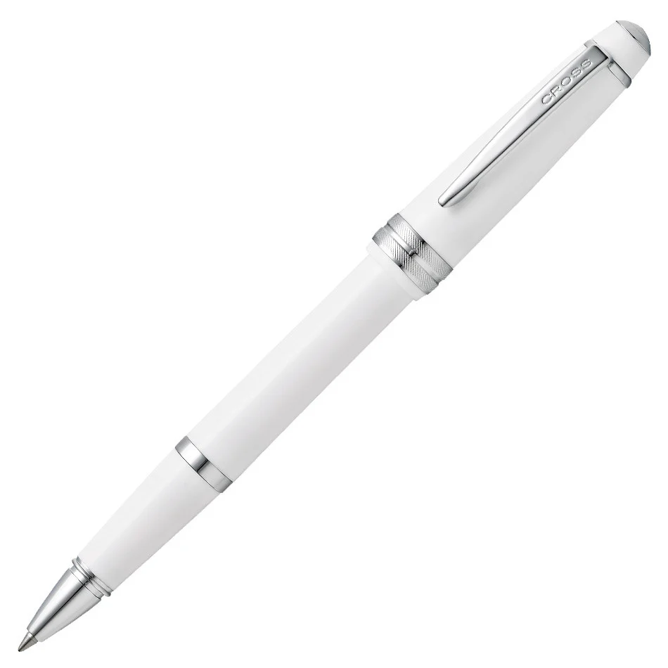 Cross Bailey Light Rollerball Pen White with Chrome Trim