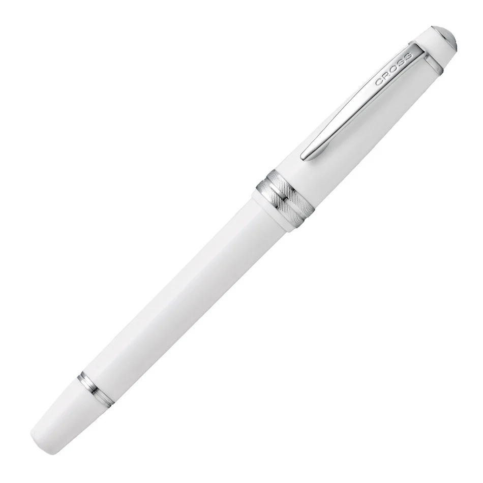 Cross Bailey Light Rollerball Pen White with Chrome Trim - Image 2