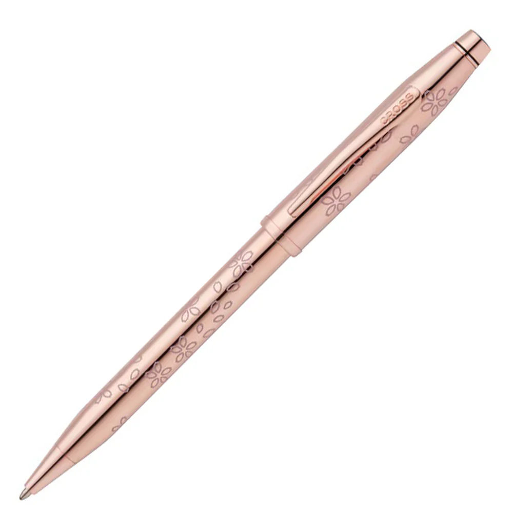 Cross Century II Cherry Blossom Rose Gold Plated Ballpoint Pen - Image 3