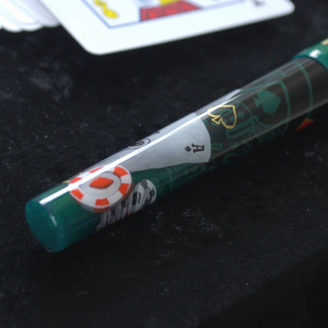Cult Pens Exclusive Tribute 21st Birthday Hand Painted Celebration Pen by Benu Limited Edition Blackjack - Image 3
