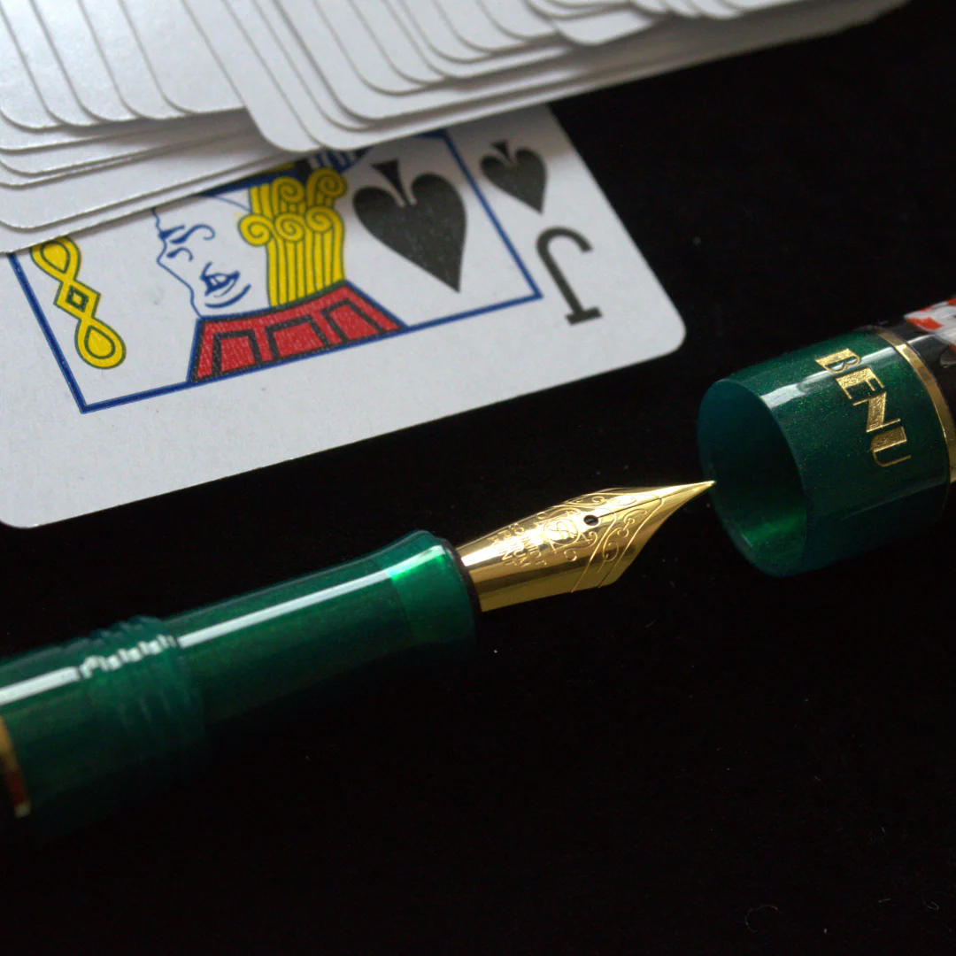 Cult Pens Exclusive Tribute 21st Birthday Hand Painted Celebration Pen by Benu Limited Edition Blackjack - Image 4