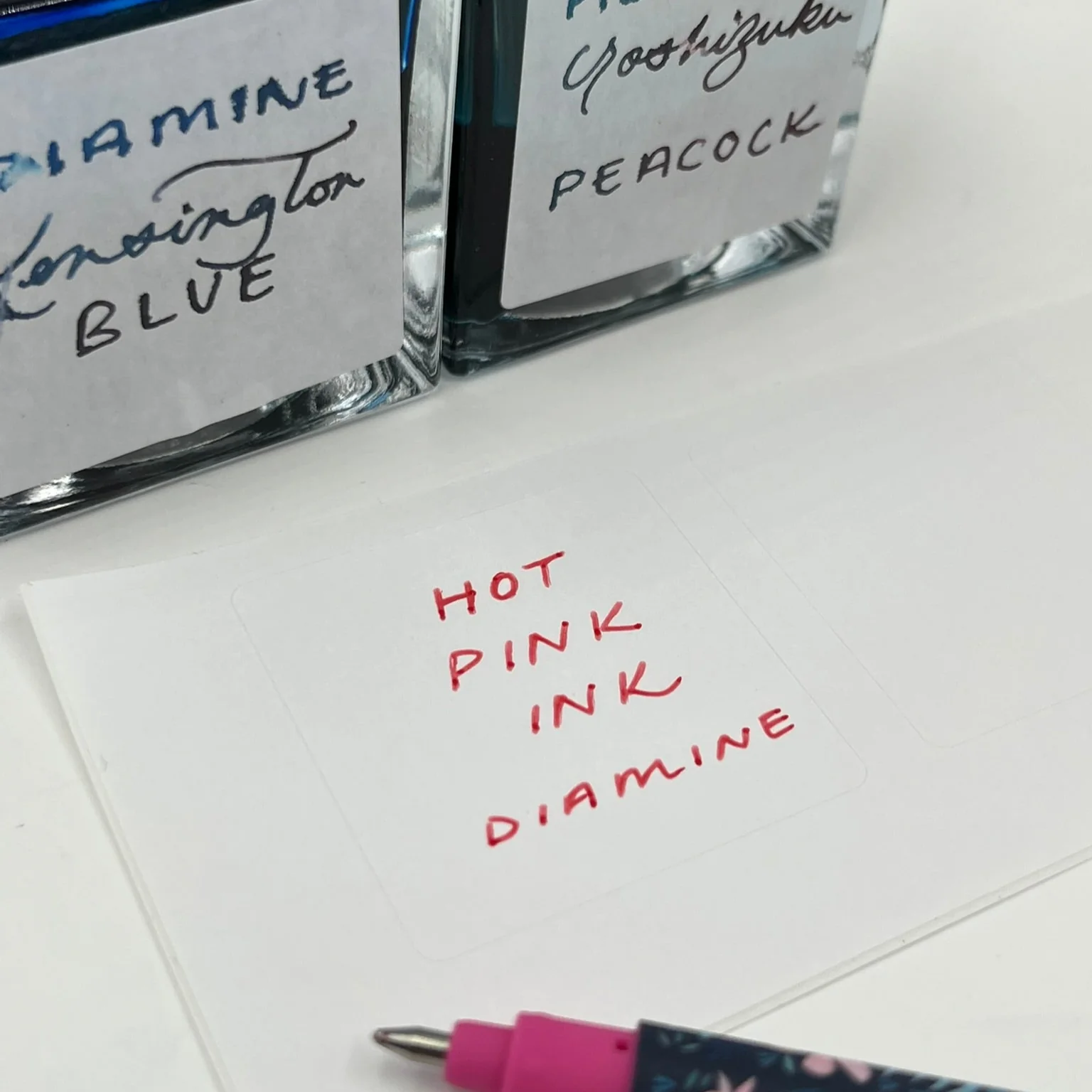 Cult Pens Stacking Ink Bottle Set of 4 Replacement Labels - Image 2
