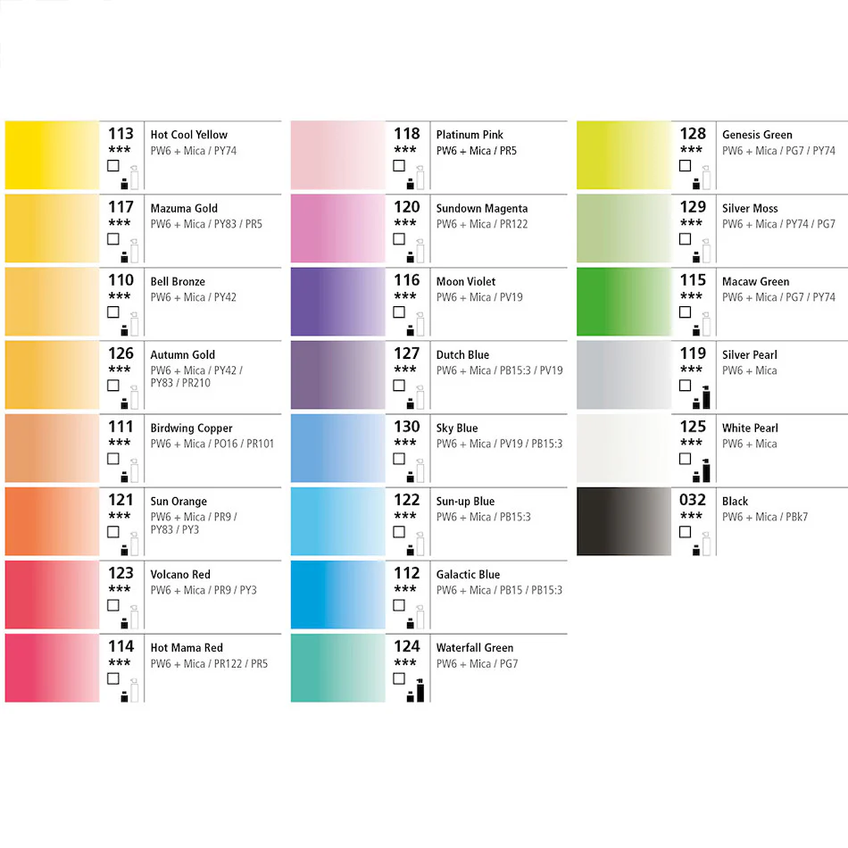 Daler-Rowney FW Pearlescent Acrylic Ink 29.5ml - Image 2