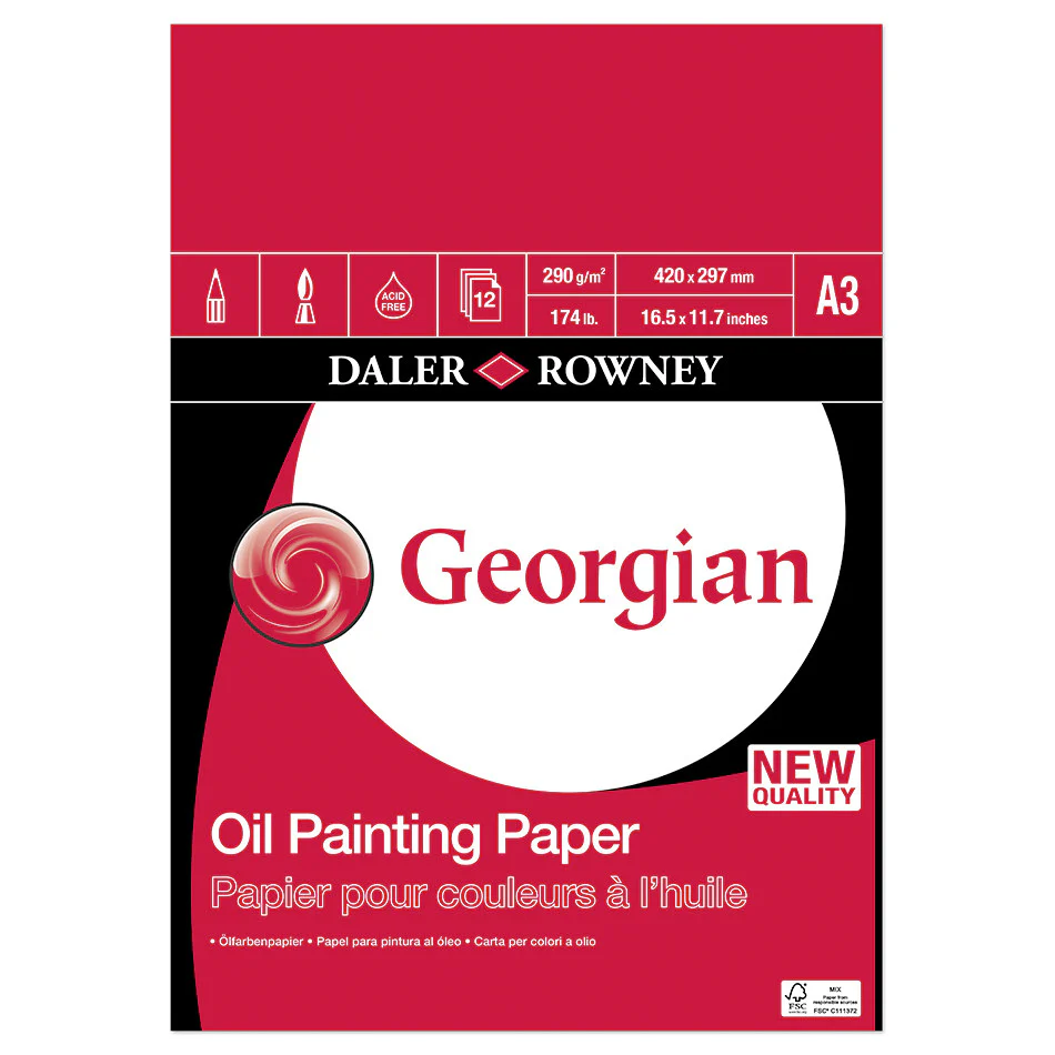 Daler-Rowney Georgian Oil Pad A3