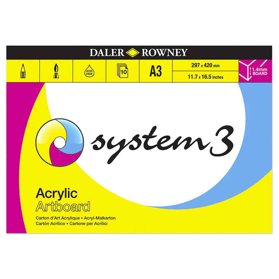Daler-Rowney System3 Artboard Pad A3