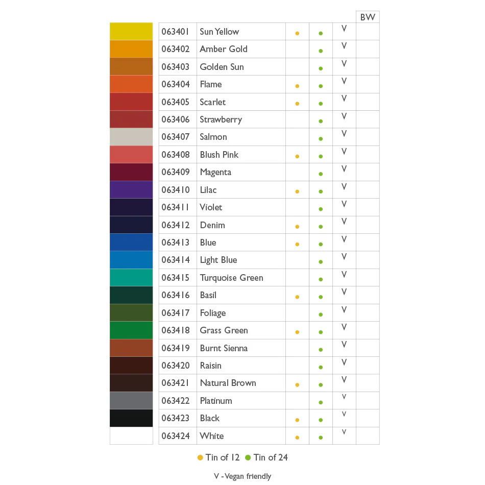 Derwent Chromaflow Coloured Pencils Tin of 24 - Image 3