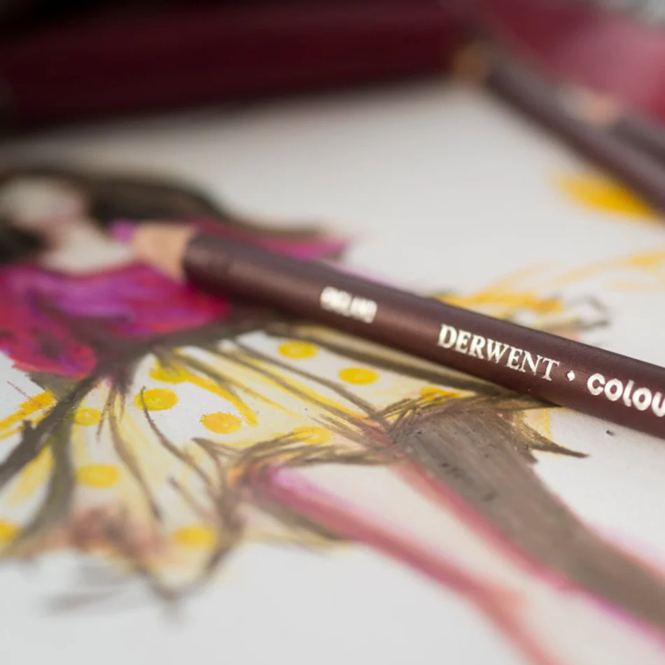 Derwent Coloursoft Coloured Pencil Tin of 12 - Image 2