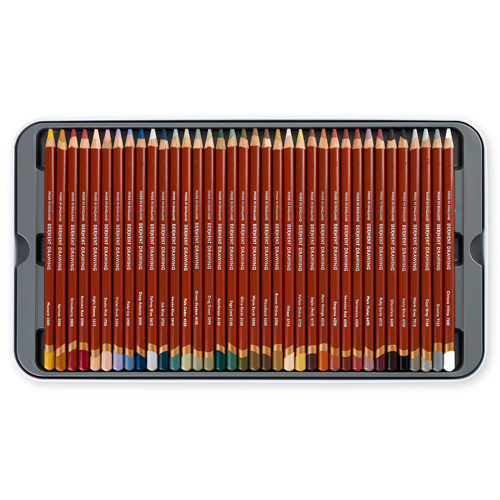 Derwent Drawing Pencils Tin 72 - Image 6