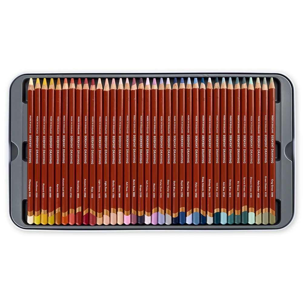 Derwent Drawing Pencils Tin 72 - Image 7