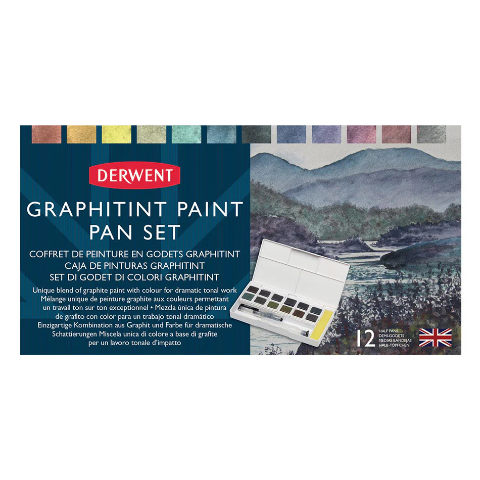 Derwent Graphitint Paint Pan Travel Set