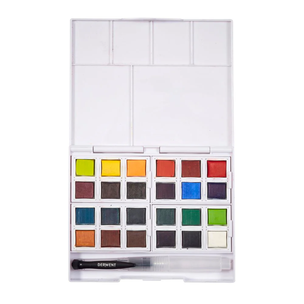 Derwent Inktense Paint Pan Set of 24 - Image 5