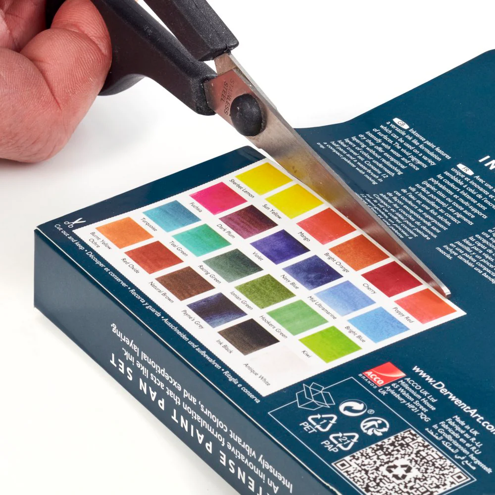 Derwent Inktense Paint Pan Set of 24 - Image 7
