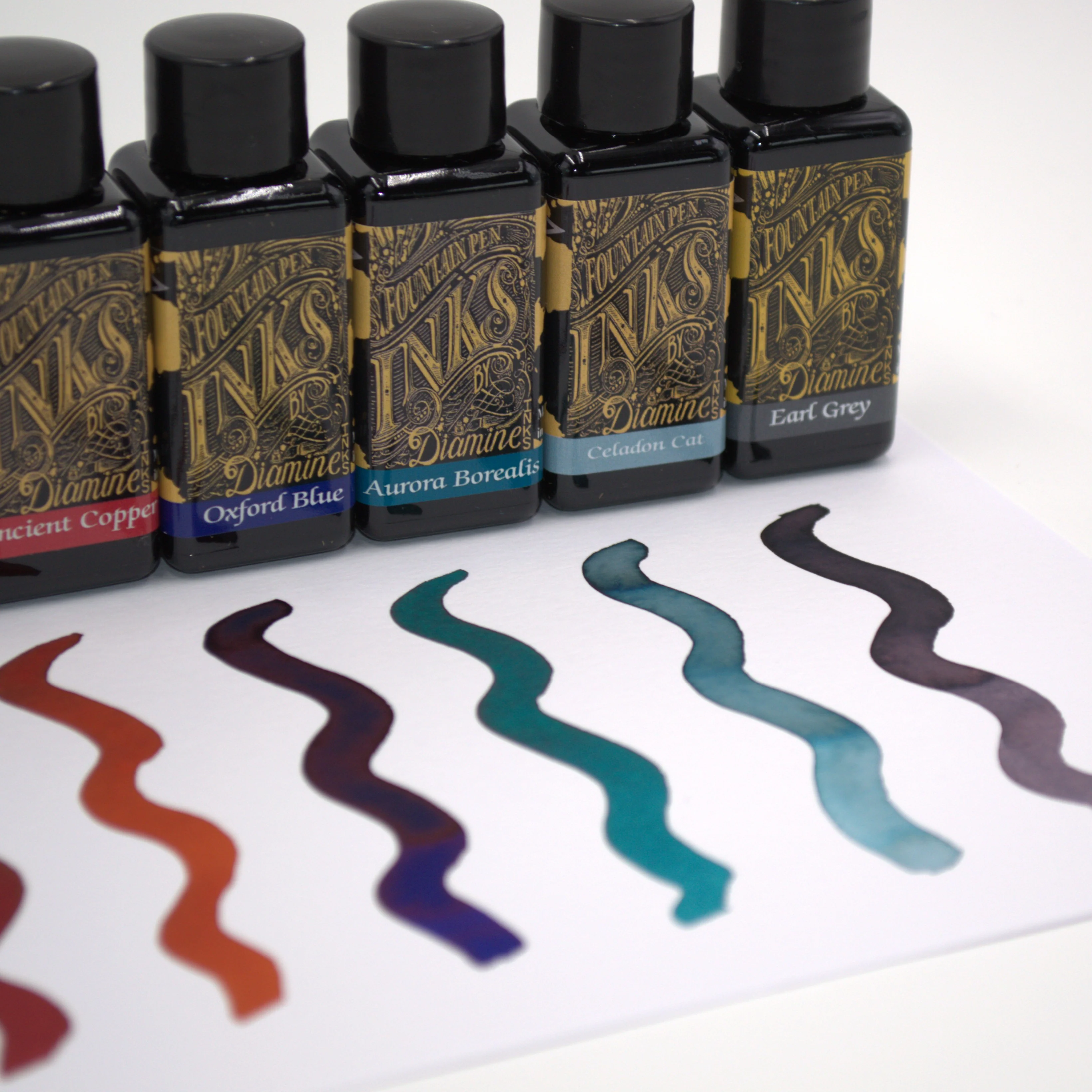 Diamine 30ml Set of 7 Colours Bestsellers - Image 3