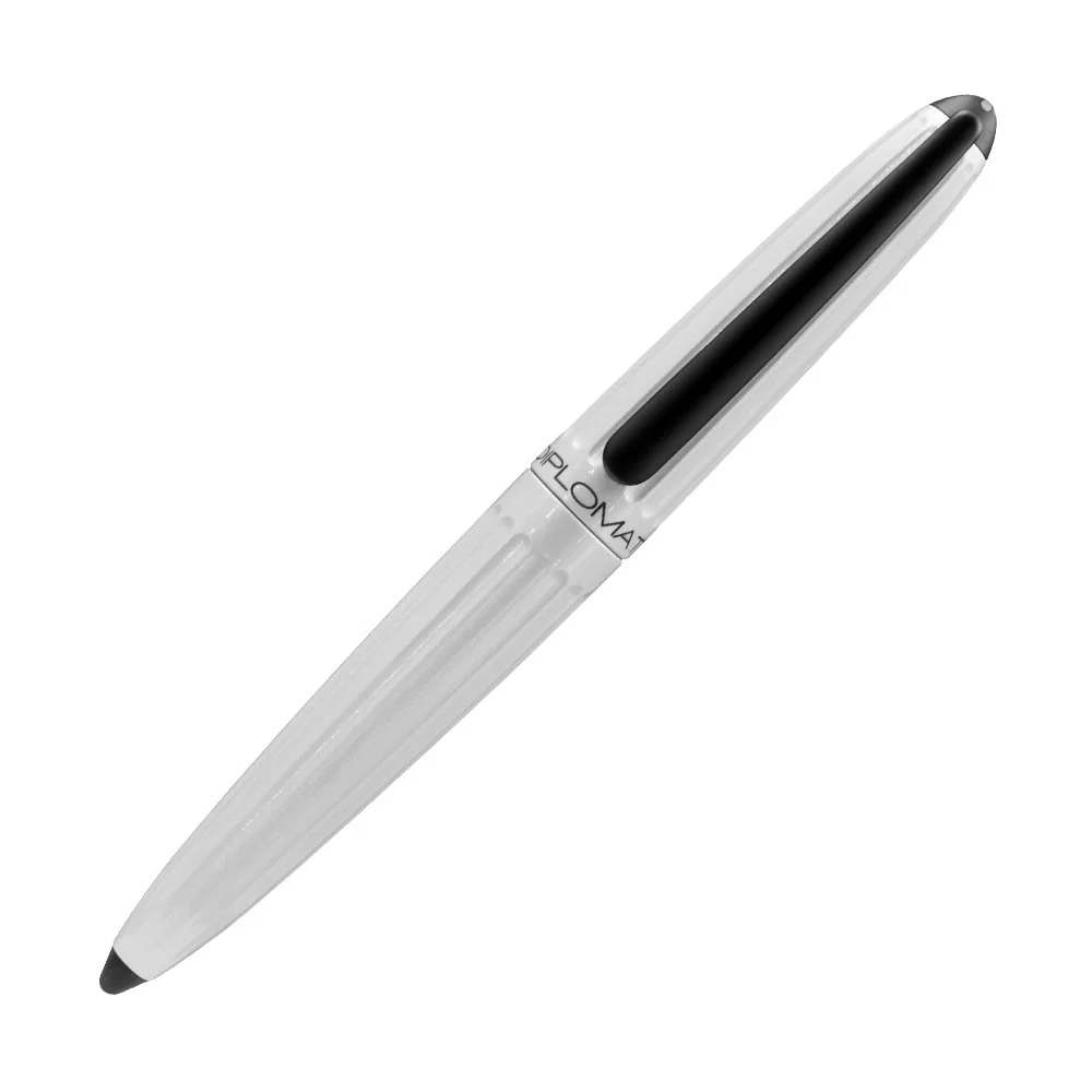 Diplomat Aero Pearl White Rollerball Pen - Image 2
